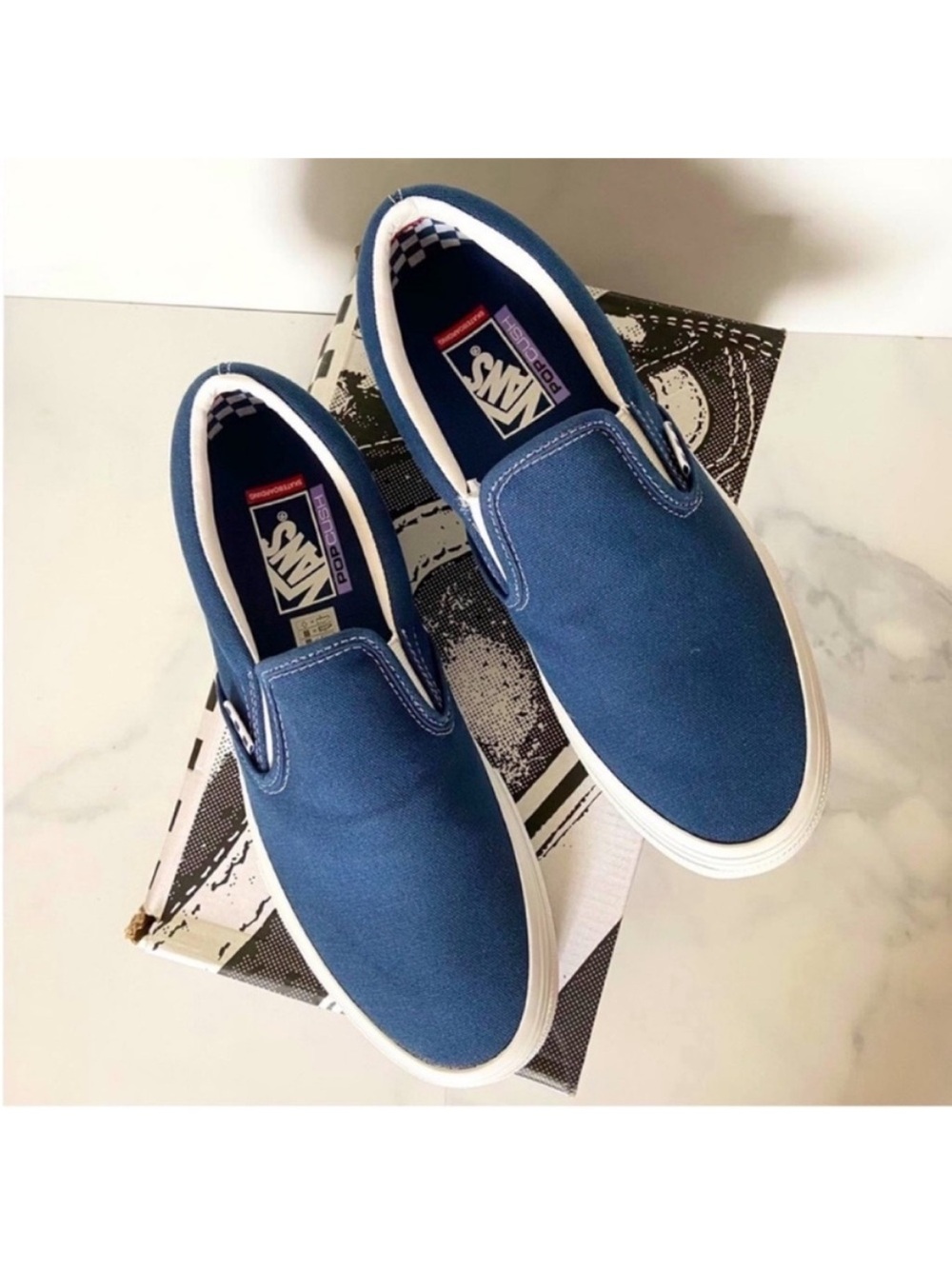 Vans Skate Slip - On Wrapped
Dark Denim Women 9.5US Mens 8.0 US